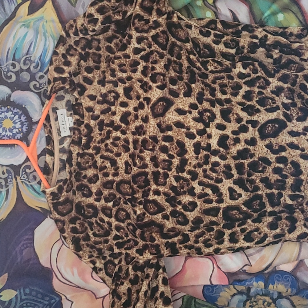 Animal print croptop